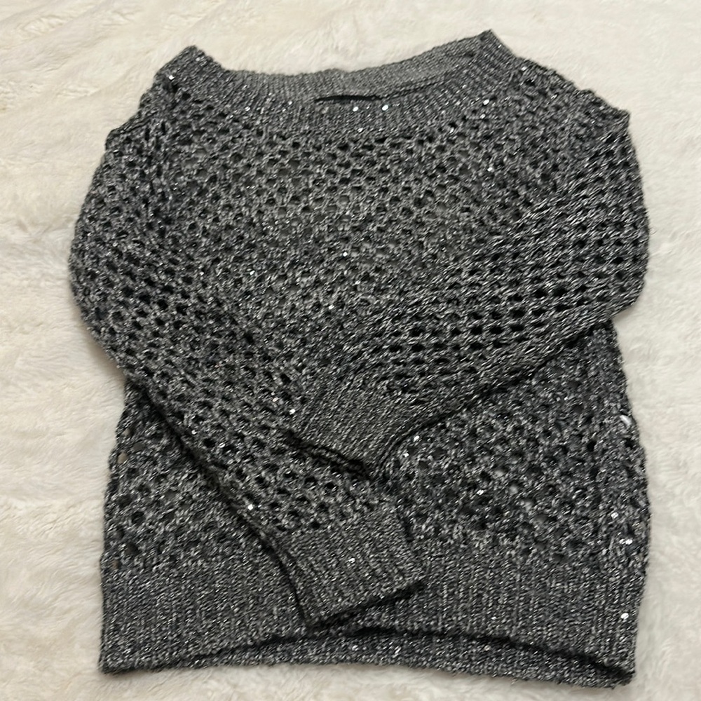 NWOT White House Black Market sweater overlay